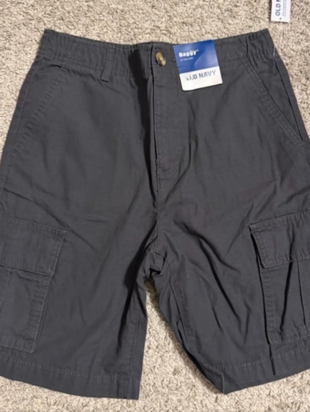 NWT, Old navy Boys 14 Baggy Gray cargo shorts